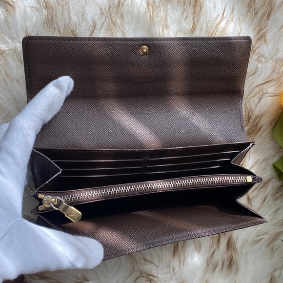 Louis Vuitton Sara Damier bifold long wallet - Picture 9 of 16